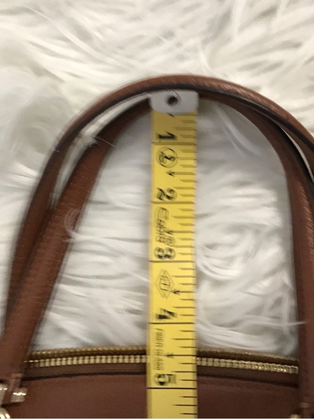 Coach Prairie Satchel Bag 79997 Tan Soft Pebbled Leather Purse No Long Strap - Picture 6 of 15
